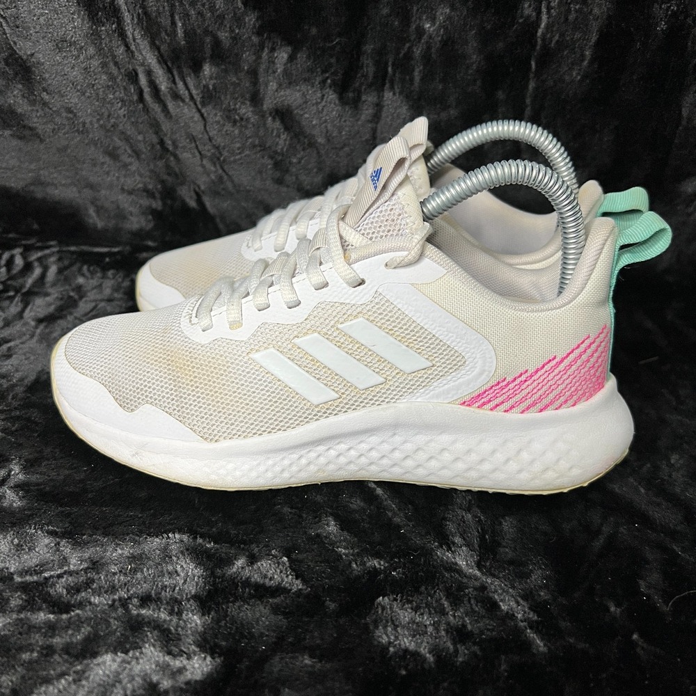 Adidas Fluidstreet‎ FY8465 Womens 6 Running Shoes Cloud White Athletic Sneakers